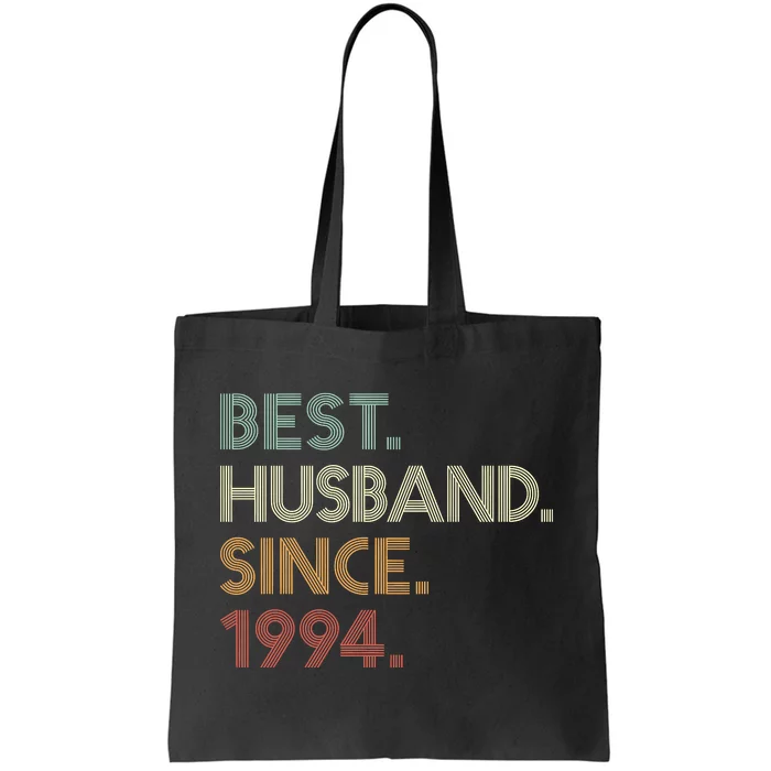 30th Wedding Anniversary Best Husband Since 1994 Tote Bag