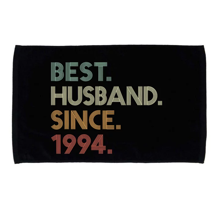 30th Wedding Anniversary Best Husband Since 1994 Microfiber Hand Towel