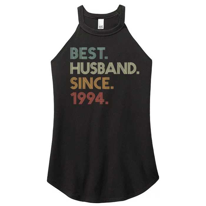 30th Wedding Anniversary Best Husband Since 1994 Women’s Perfect Tri Rocker Tank