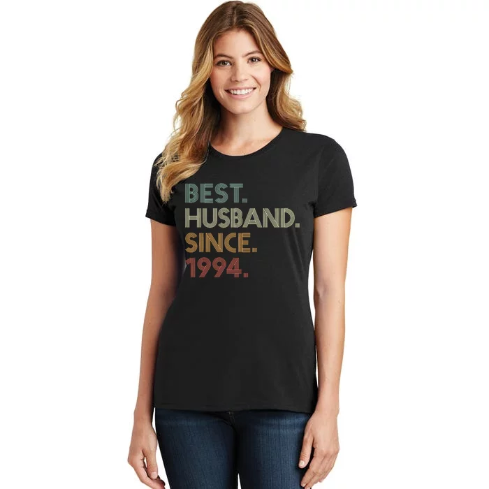 30th Wedding Anniversary Best Husband Since 1994 Women's T-Shirt