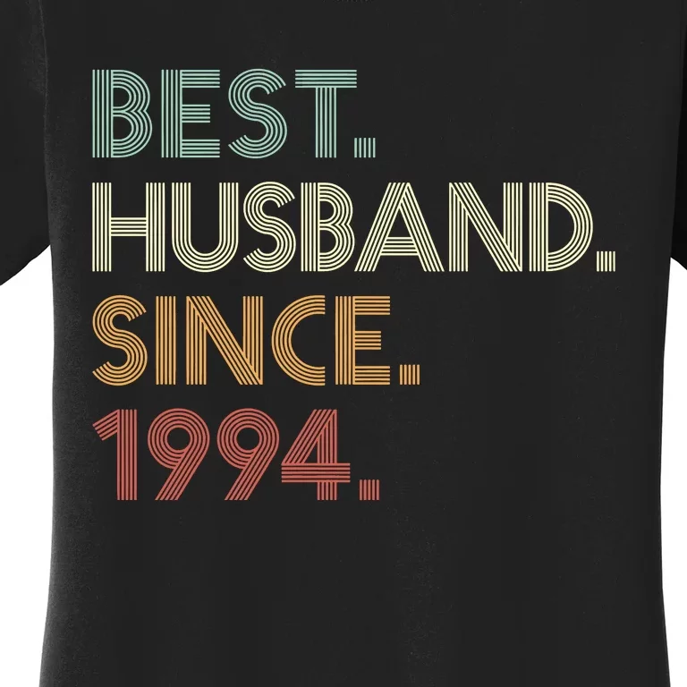 30th Wedding Anniversary Best Husband Since 1994 Women's T-Shirt