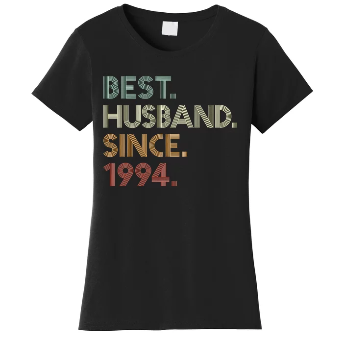 30th Wedding Anniversary Best Husband Since 1994 Women's T-Shirt