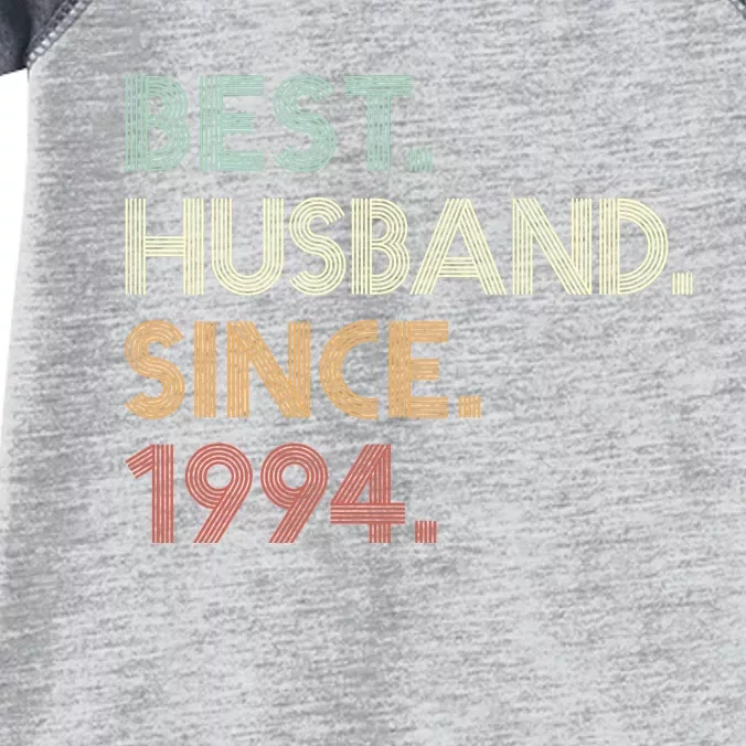 30th Wedding Anniversary Best Husband Since 1994 Infant Baby Jersey Bodysuit