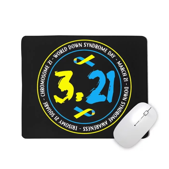 321 World Down Syndrome Awareness funny cancer Mousepad