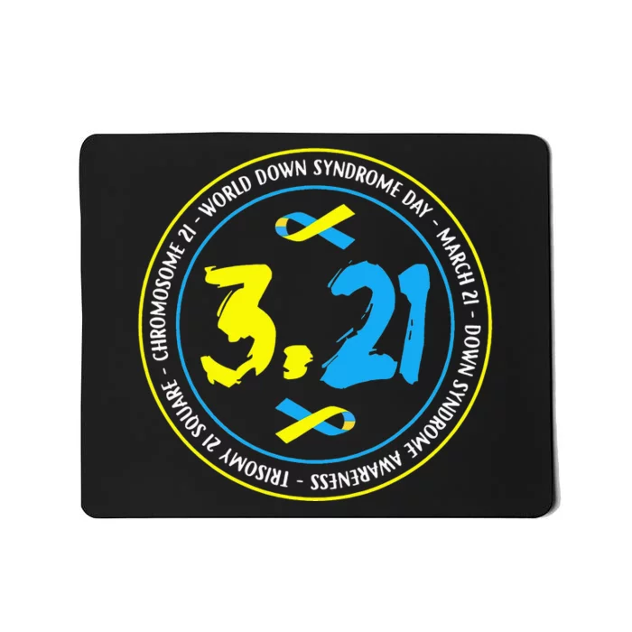 321 World Down Syndrome Awareness funny cancer Mousepad