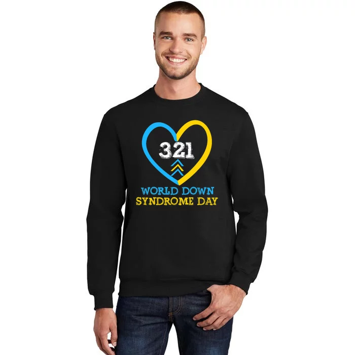 321 World Down Syndrome Awareness Day Trisomy 21 Sweatshirt