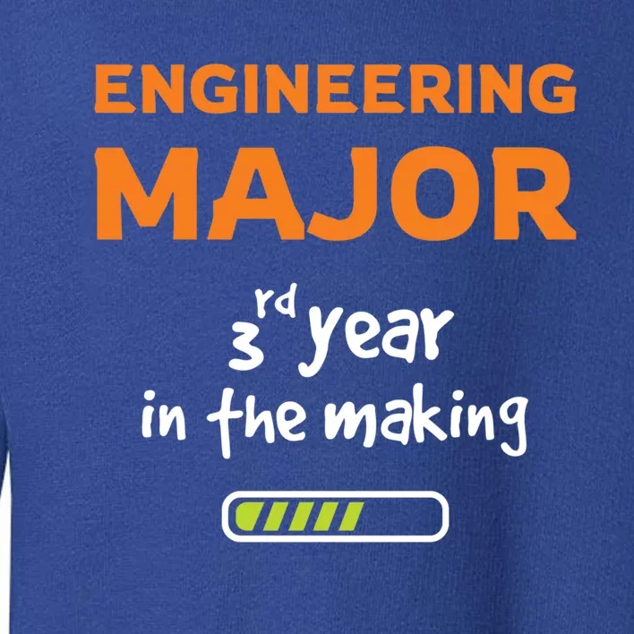 3Rd Year Engineering Major Education Major Student Gift Toddler Sweatshirt