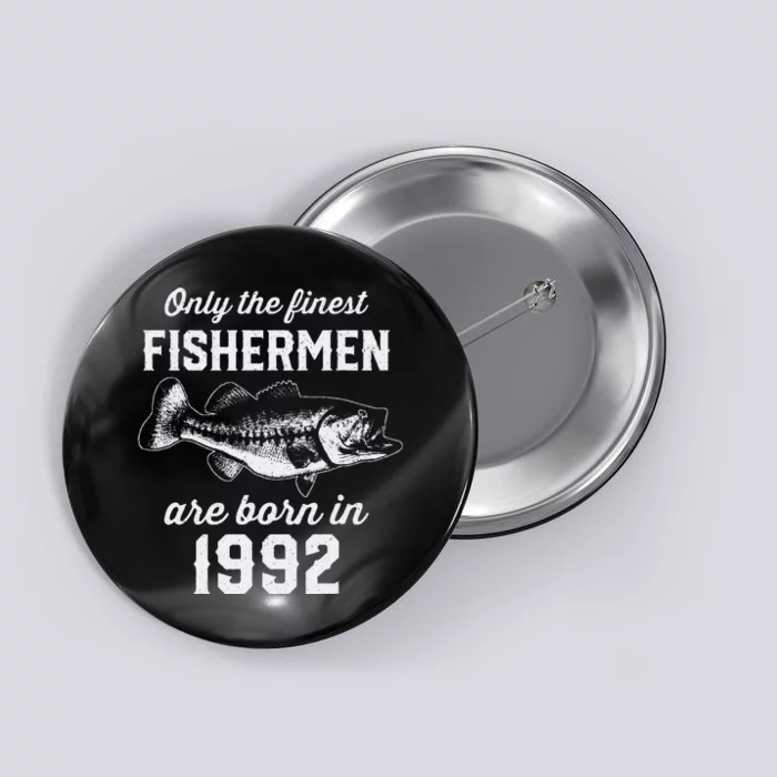 31 Year Old Fisherman Fishing 1992 31st Birthday Button