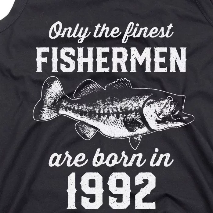 31 Year Old Fisherman Fishing 1992 31st Birthday Tank Top