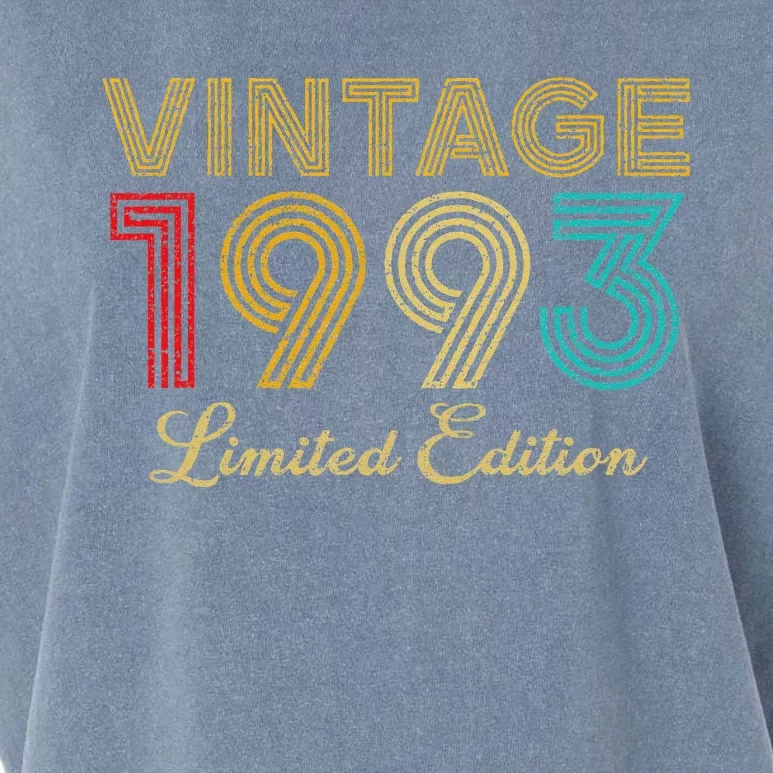 30 Years Old Vintage 1993 Limited Edition 30th Birthday Garment-Dyed Women's Muscle Tee