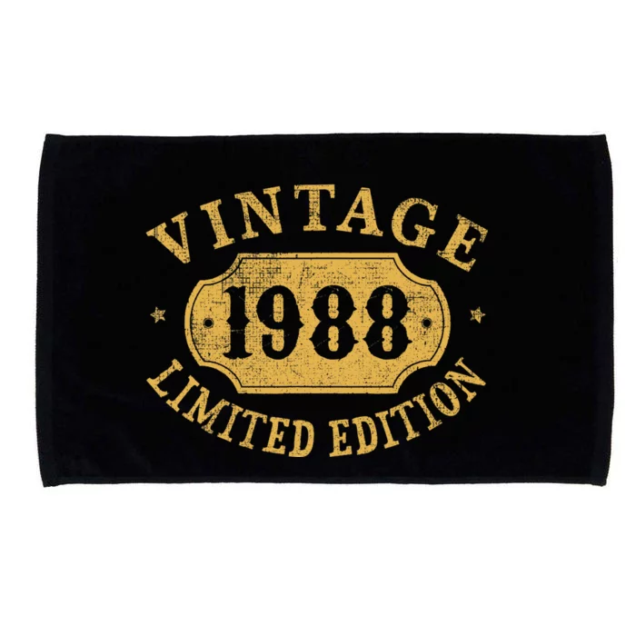 35 years old 35th Birthday Anniversary Best Limited 1988 Microfiber Hand Towel