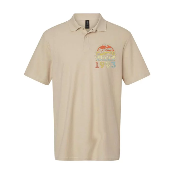 30 Year Old Awesome Since June 1993 30th Birthday (1) Softstyle Adult Sport Polo