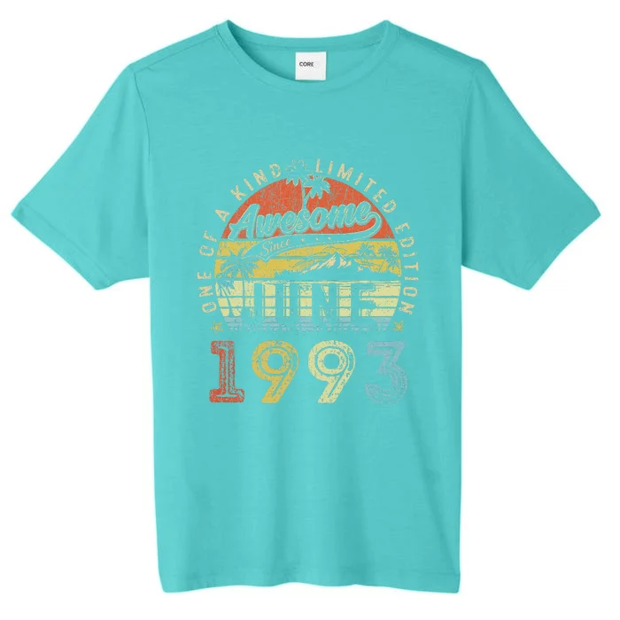 30 Year Old Awesome Since June 1993 30th Birthday (1) ChromaSoft Performance T-Shirt