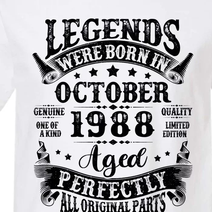 36 Year Old Legend Since October 1988 36th Birthday Garment-Dyed Heavyweight T-Shirt