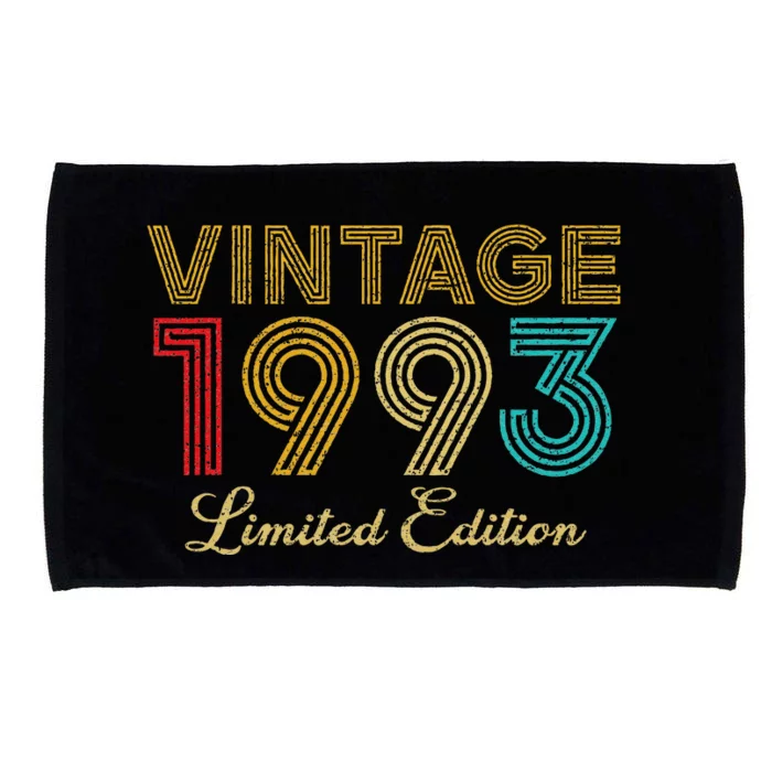 30 Years Old Vintage 1993 Limited Edition 30th Birthday Microfiber Hand Towel