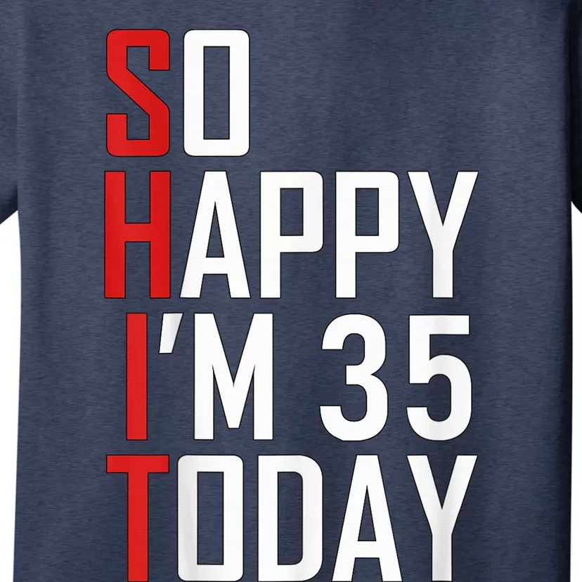 35 Year Old Bday Born In 1986 Funny 35th Birthday Present Gift T-Shirt