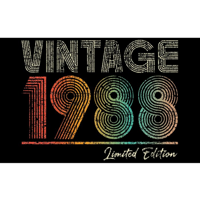 35 Years Old Vintage 1988 35th Birthday Gifts For Women Bumper Sticker