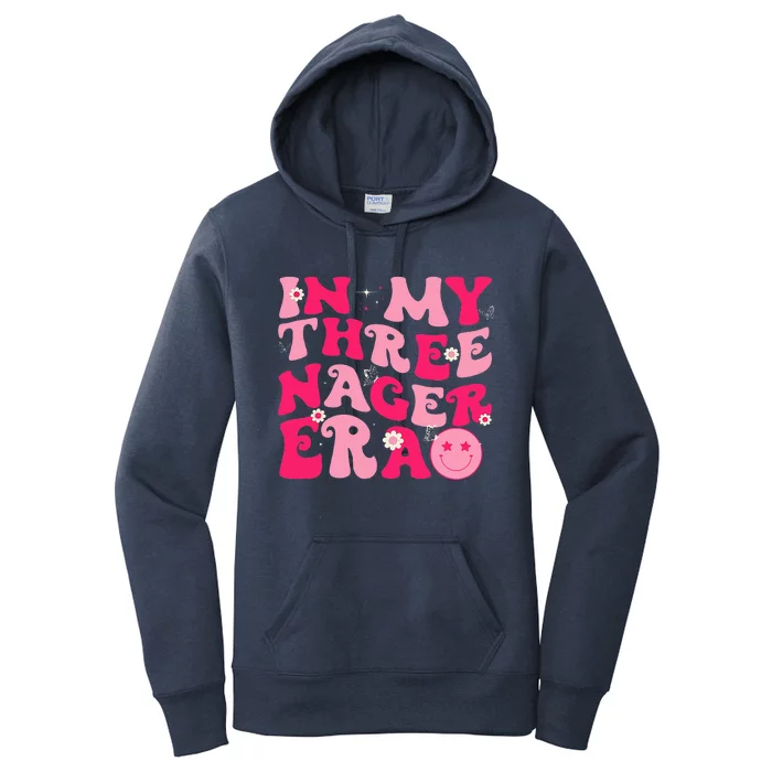 3 Year Old Bday In My Threenager Era Women's Pullover Hoodie