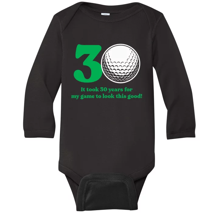 30 Year Old Golfer: Golfing Golf 1992 30th Birthday Baby Long Sleeve Bodysuit