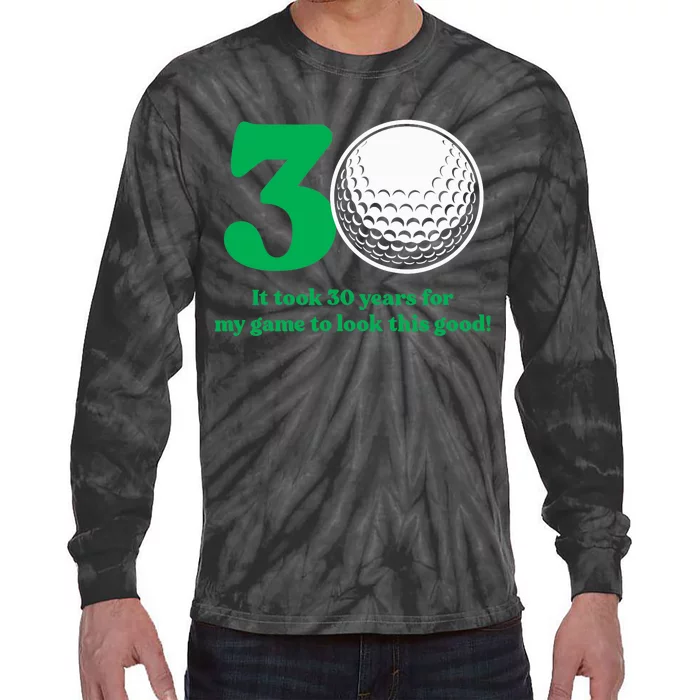 30 Year Old Golfer: Golfing Golf 1992 30th Birthday Tie-Dye Long Sleeve Shirt