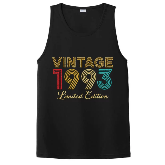 30 Years Old Vintage 1993 Limited Edition 30th Birthday Performance Tank