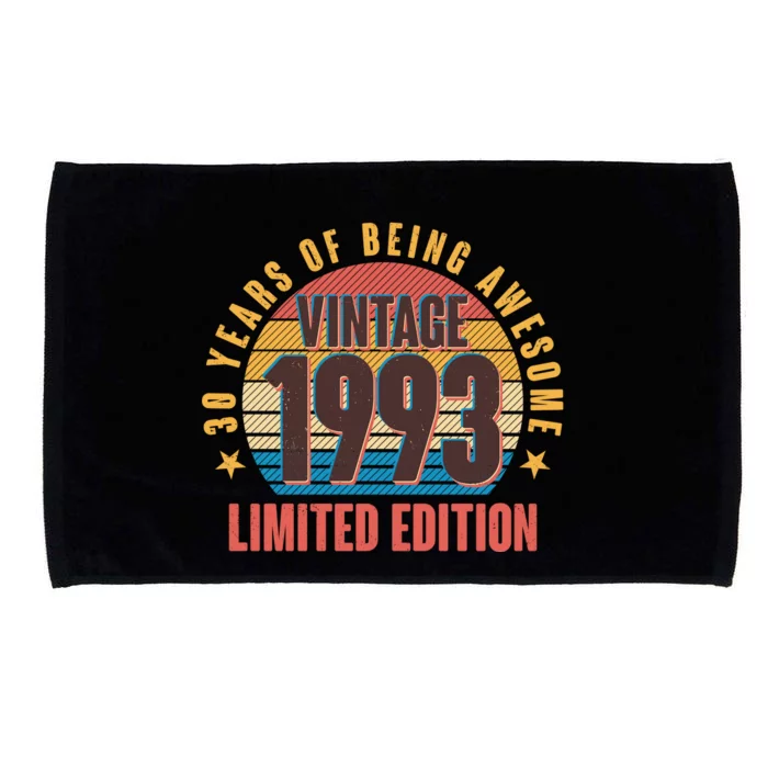 30 Years Of Being Awesome 1993 Limited Edition Vintage Retro Microfiber Hand Towel