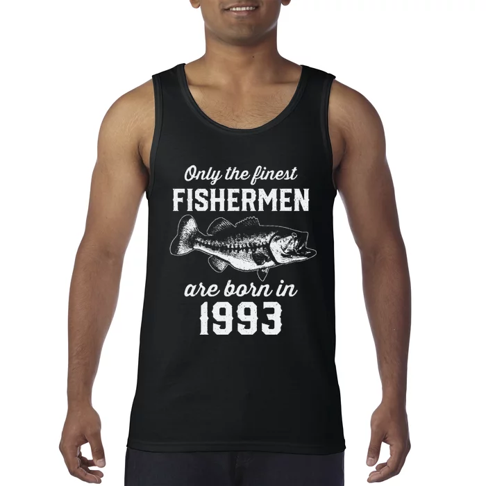 30 Year Old Fisherman Fishing 1993 30th Birthday Tank Top