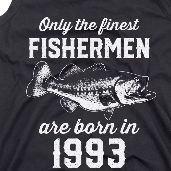 30 Year Old Fisherman Fishing 1993 30th Birthday Tank Top