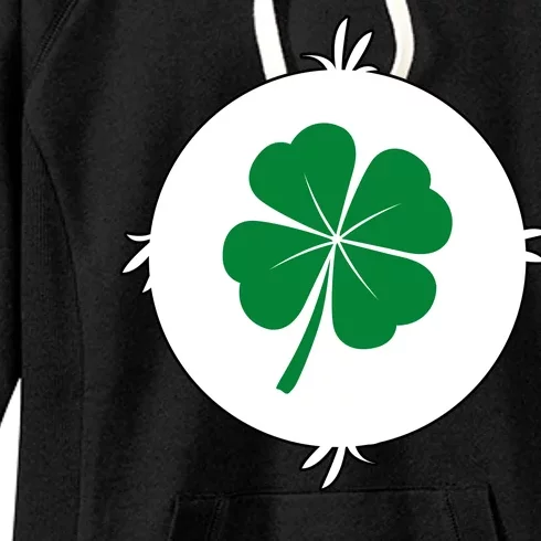 4 Leaf Clover Bear Halloween Costume Women's Fleece Hoodie