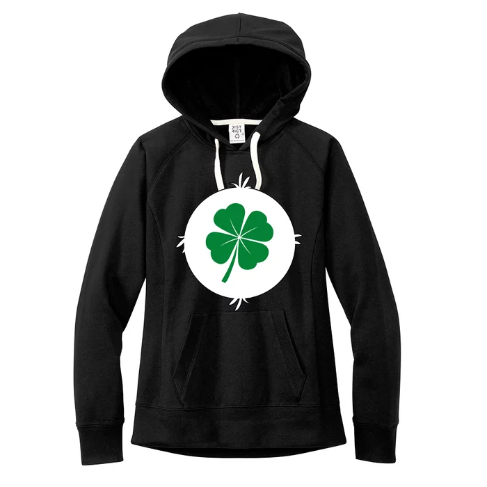 4 Leaf Clover Bear Halloween Costume Women's Fleece Hoodie