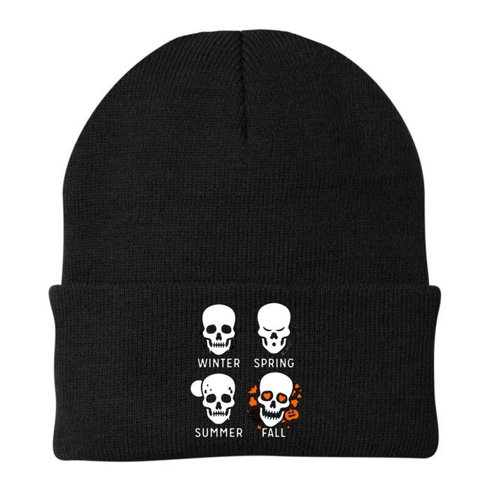 4 Seasons Skeleton Winter Summer Fall Spring Knit Cap Winter Beanie