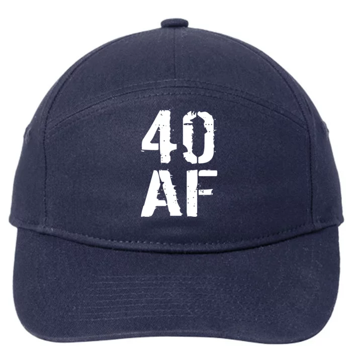 40 AF 40th Birthday 7-Panel Snapback Hat