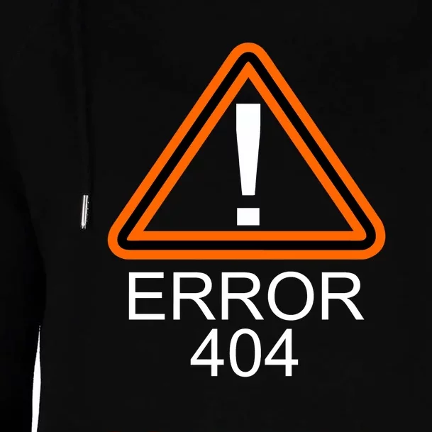 404 Error Costume Not Found Halloween Womens Funnel Neck Pullover Hood