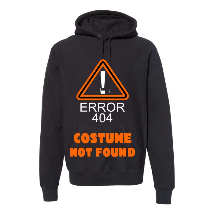 404 Error Costume Not Found Halloween Premium Hoodie