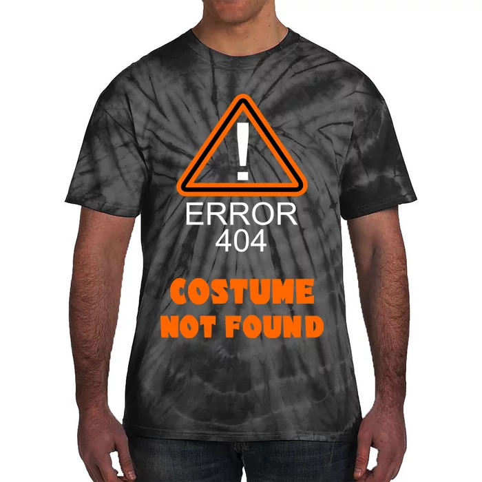 404 Error Costume Not Found Halloween Tie-Dye T-Shirt