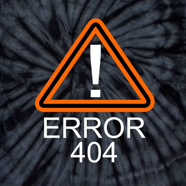 404 Error Costume Not Found Halloween Tie-Dye T-Shirt