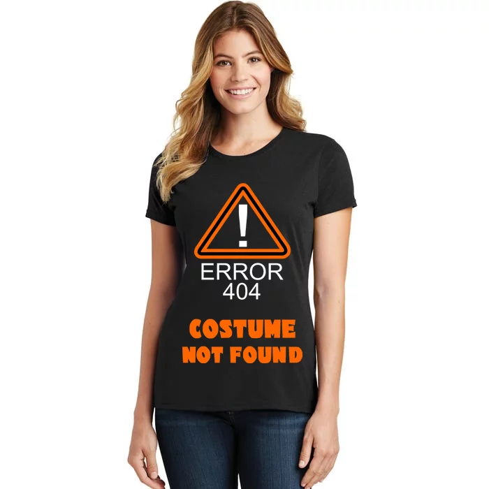 404 Error Costume Not Found Halloween Women's T-Shirt