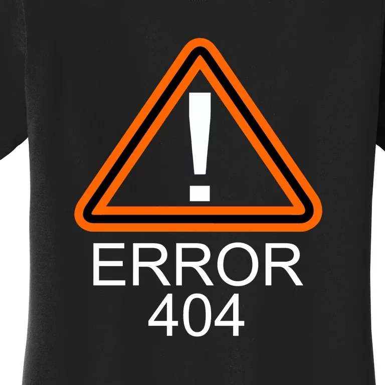 404 Error Costume Not Found Halloween Women's T-Shirt