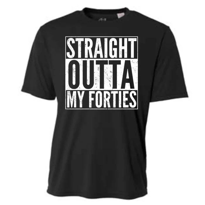 40th Birthday - Straight Outta My Forties Cooling Performance Crew T-Shirt