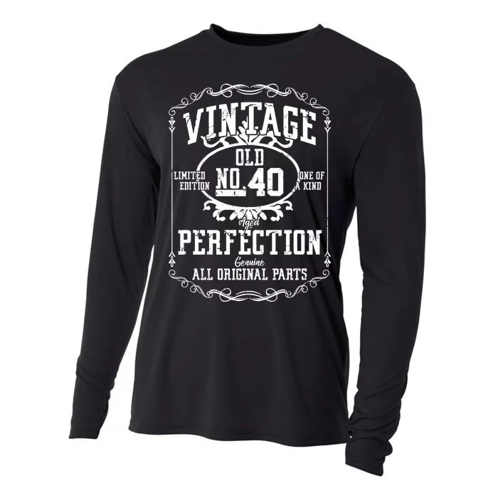 40th Birthday Genuine All Original Parts Cooling Performance Long Sleeve Crew