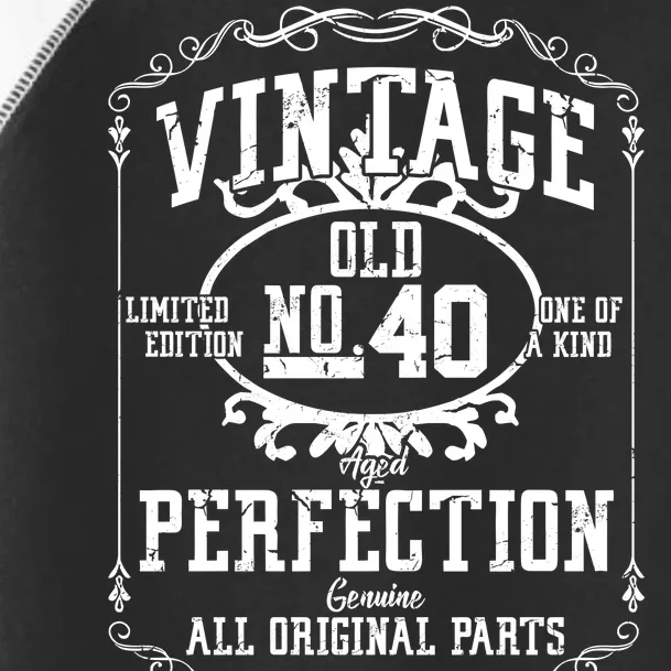 40th Birthday Genuine All Original Parts Toddler Fine Jersey T-Shirt