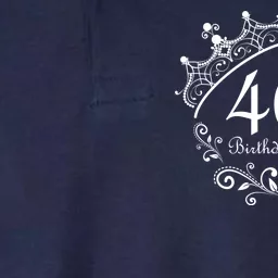 40th Birthday Princess Softstyle Adult Sport Polo