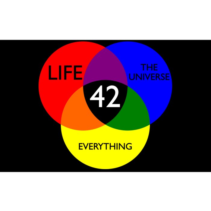 42 The Answer To Life Universe And Everything Bumper Sticker