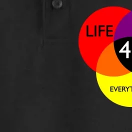 42 The Answer To Life Universe And Everything Dry Zone Grid Performance Polo