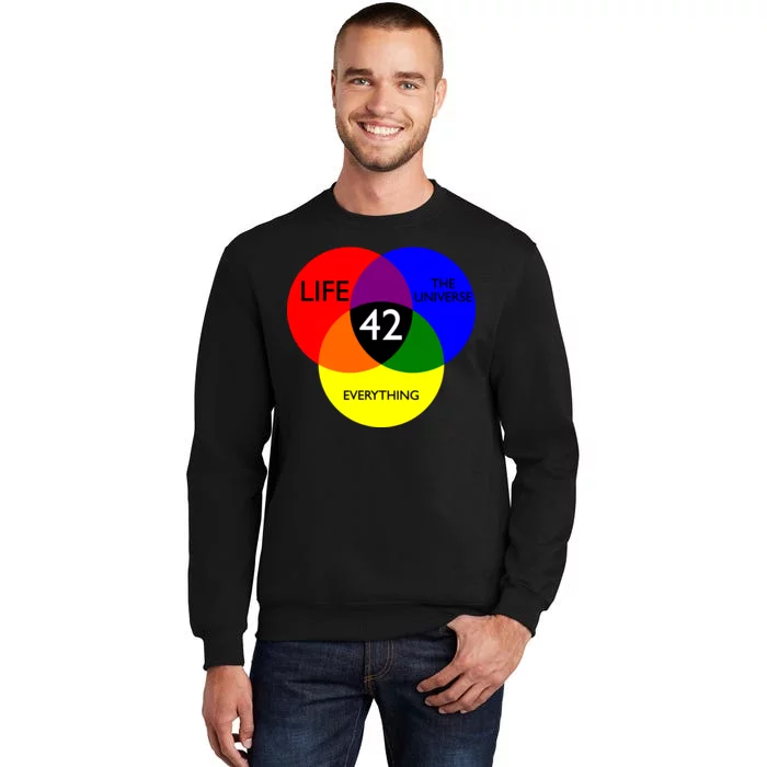 42 The Answer To Life Universe And Everything Tall Sweatshirt