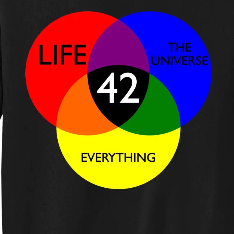 42 The Answer To Life Universe And Everything Tall Sweatshirt