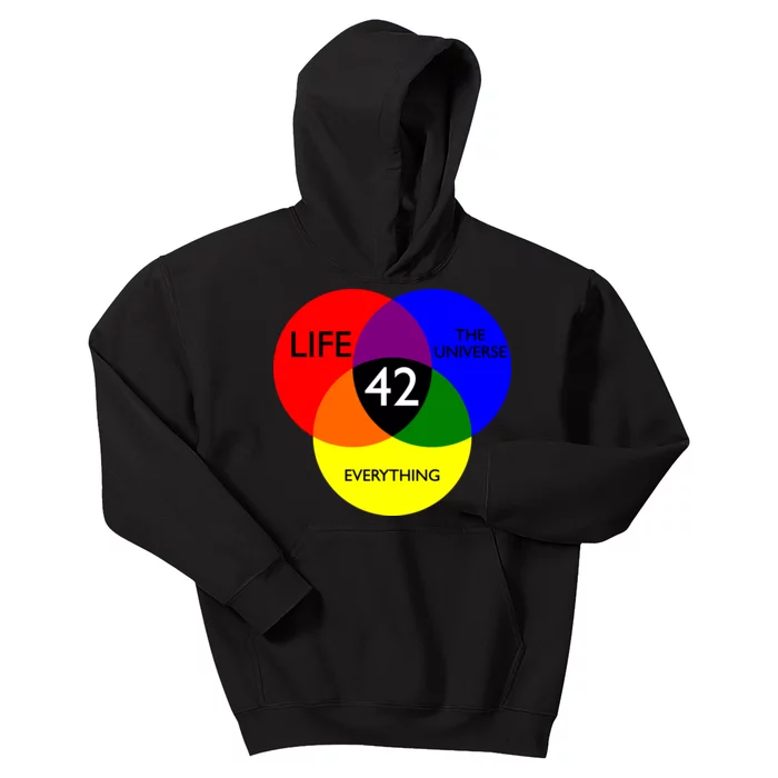 42 The Answer To Life Universe And Everything Kids Hoodie