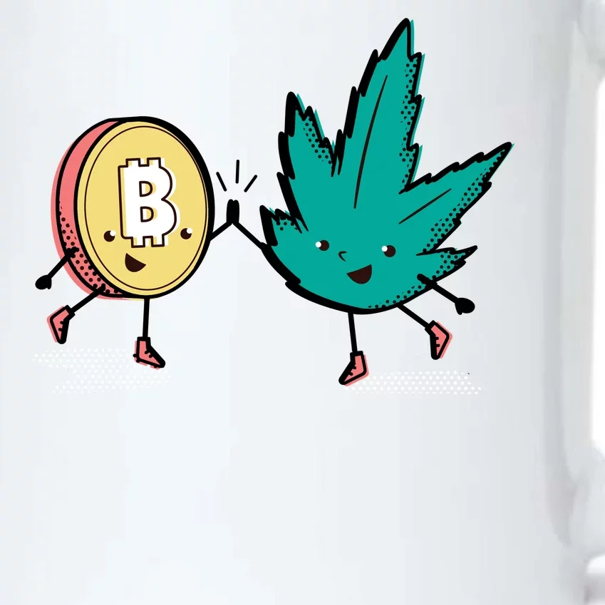 420 Bitcoin Black Color Changing Mug