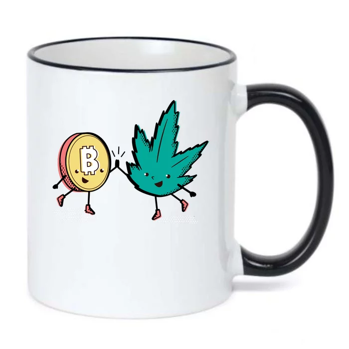 420 Bitcoin Black Color Changing Mug