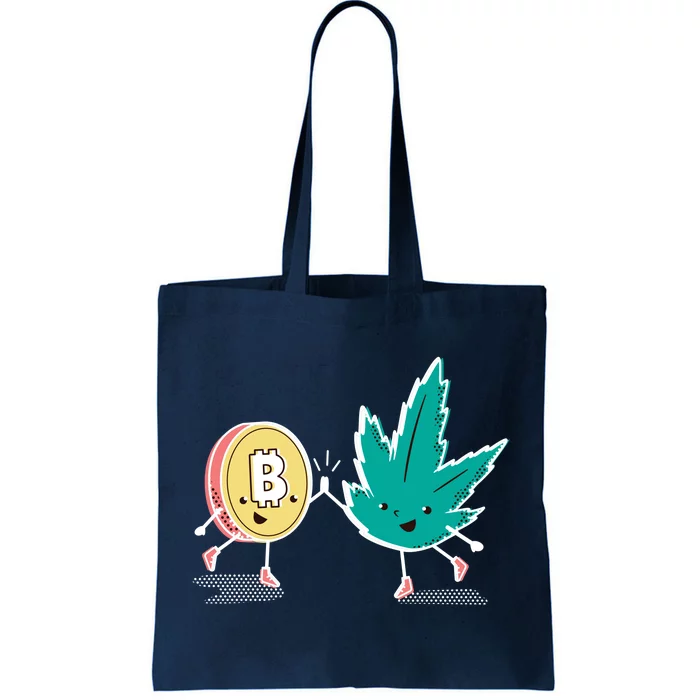 420 Bitcoin Tote Bag